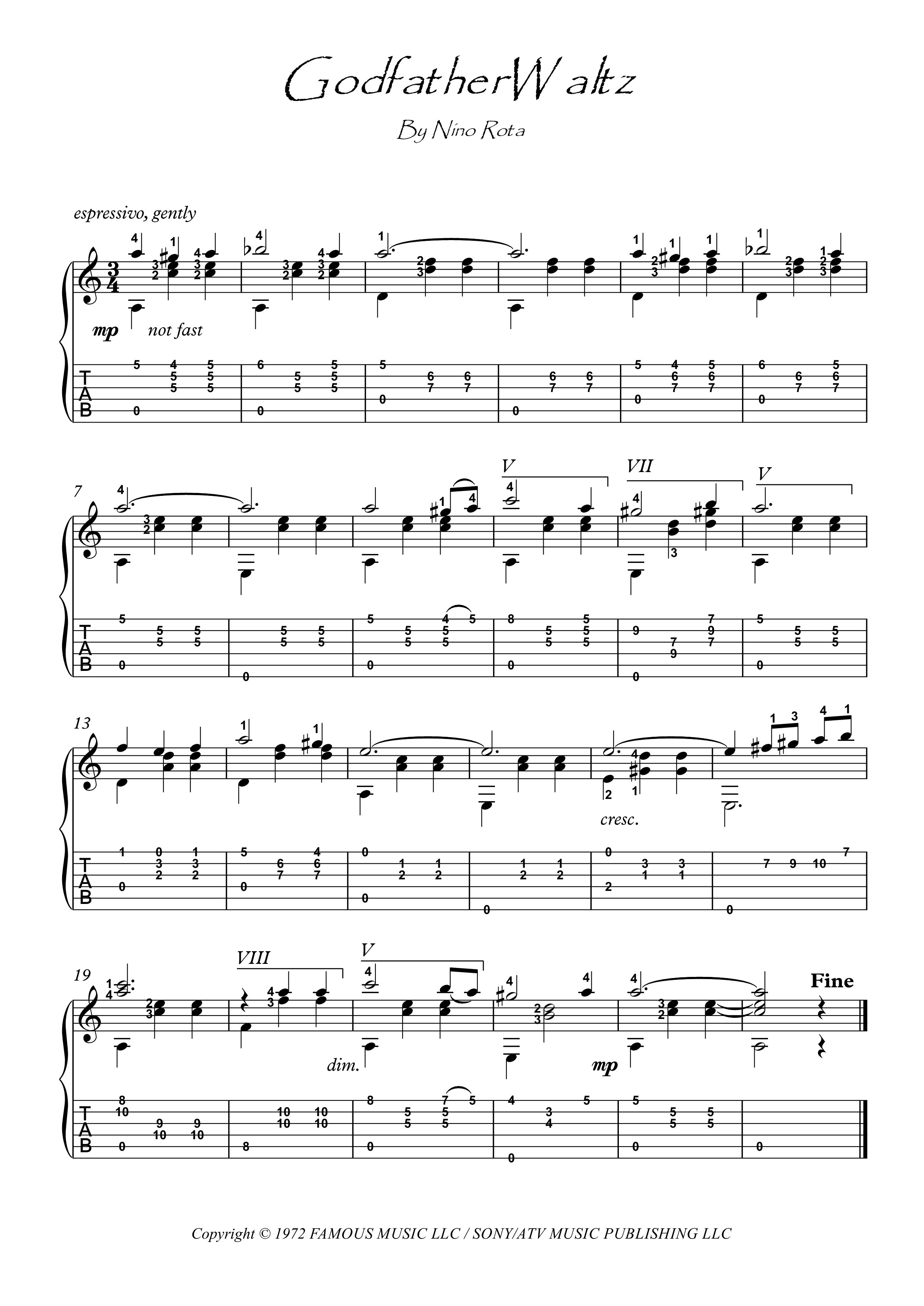 godfatherwaltzguitarfingerstyle